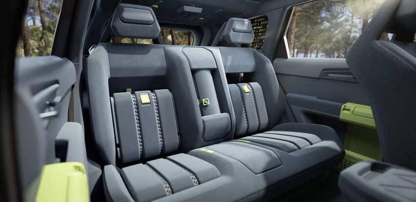 新款座椅可提供舒適的乘坐感受。