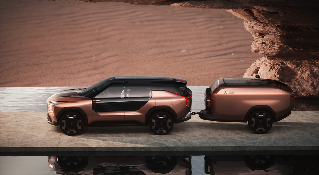 Mitsubishi ELEVANCE Concept可搭配專屬拖車，提供豪華等級的露營體驗。