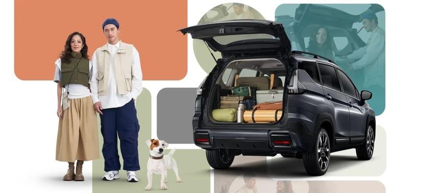 強大的空間機能能滿足日常生活的乘載需求。