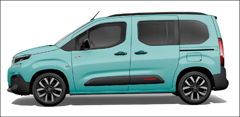 寶嘉聯合向雪鐵龍法國原廠爭取Berlingo清新綠限定版，為台灣及日本市場專屬車色。