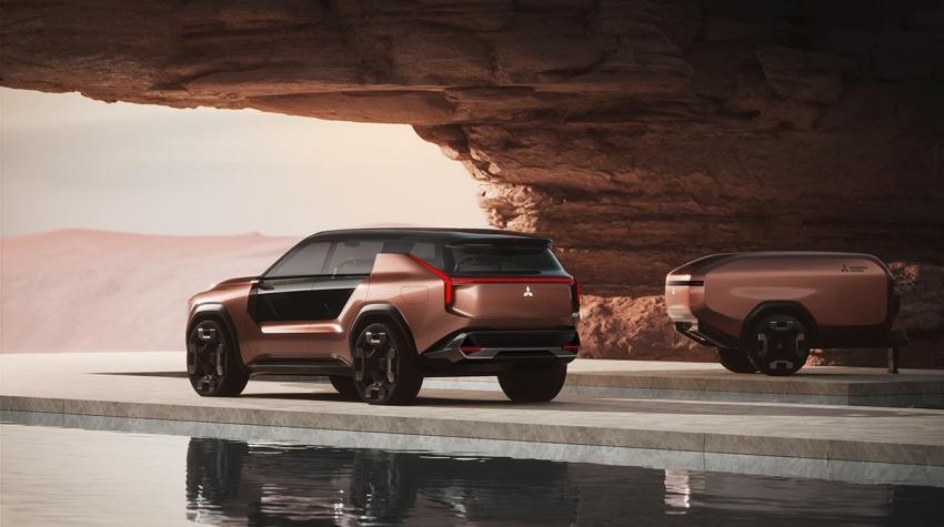 Elevance 概念休旅還配備有專屬露營拖車。