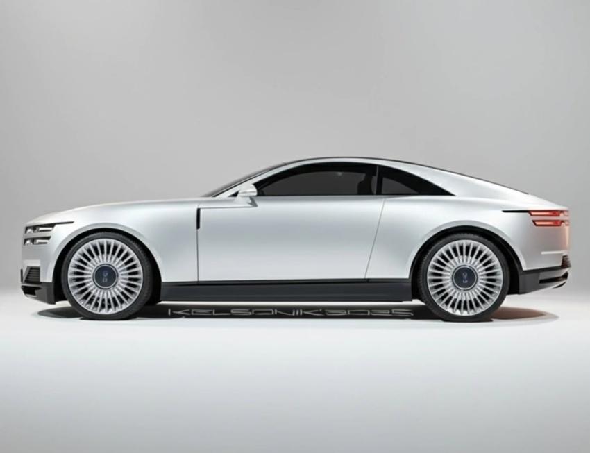 預想圖中的 Century Coupe 更顯低趴。