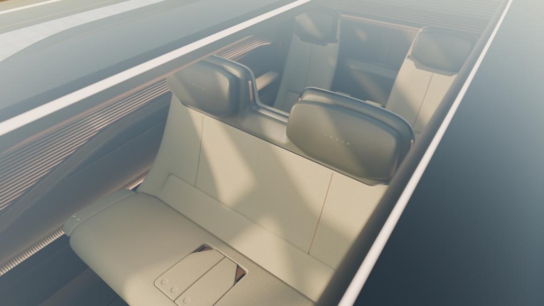 Lexus LS Concept採用三排座椅設定，並且每張座椅都是獨立如同頭等艙。