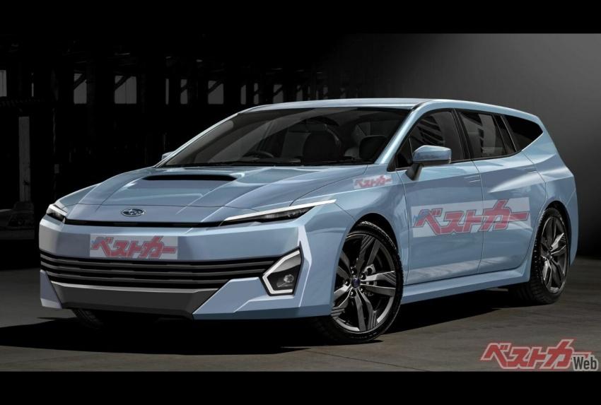 Subaru 新一代 Levorg 預想圖出爐，採用更低趴的身姿。