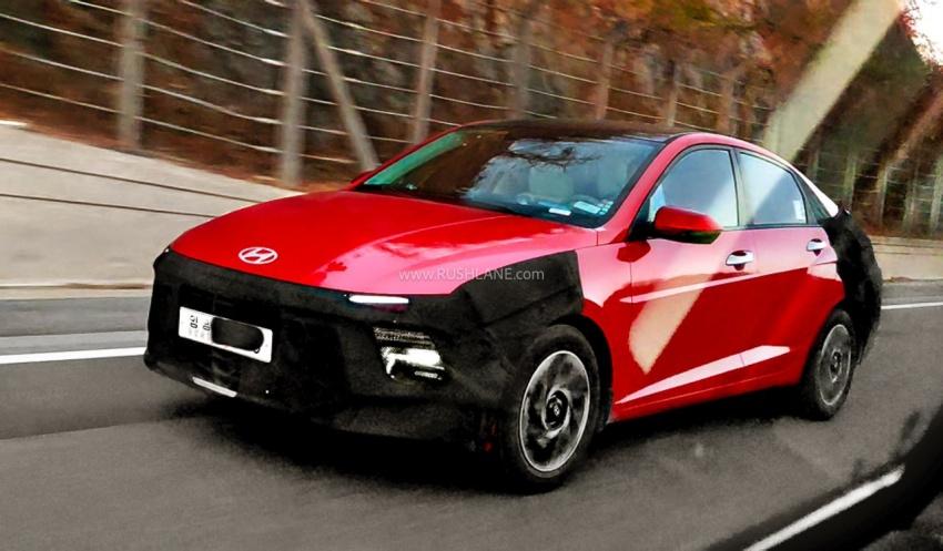 Hyundai 入門轎車 Verna 改款測試車曝光。