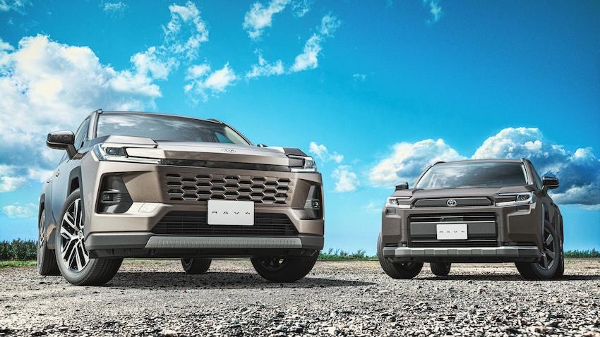 Z車型（左）與 Adventure車型（右）套件車