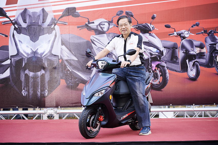 光陽董事長柯俊斌，已規劃好中長期藍圖，明年以市佔 30% 為目標。