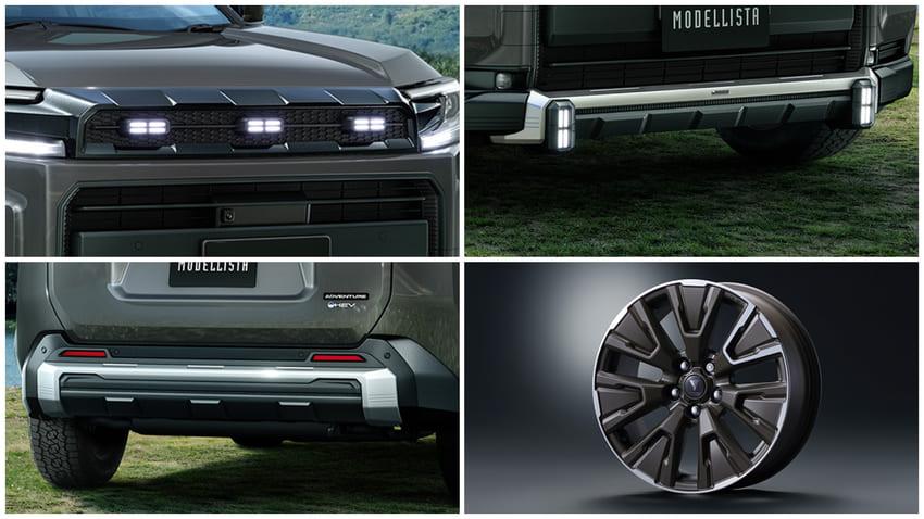 藉由專屬粗獷配件彰顯戶外冒險精神。