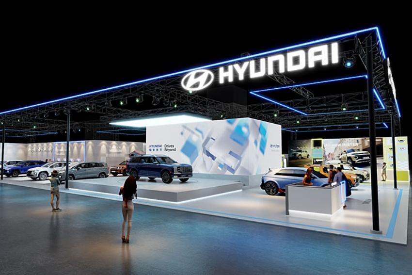 台灣 Hyundai 以「Hyundai Drives Beyond．現代驅動無界」作為本屆車展主軸。