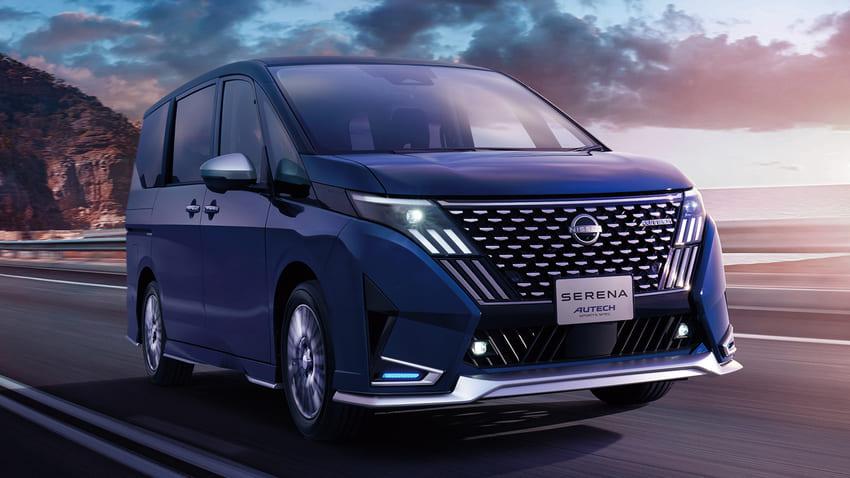 Nissan 小改款 Serena 同步推出 Autech 運動化車型，展現全新動感魅力。。
