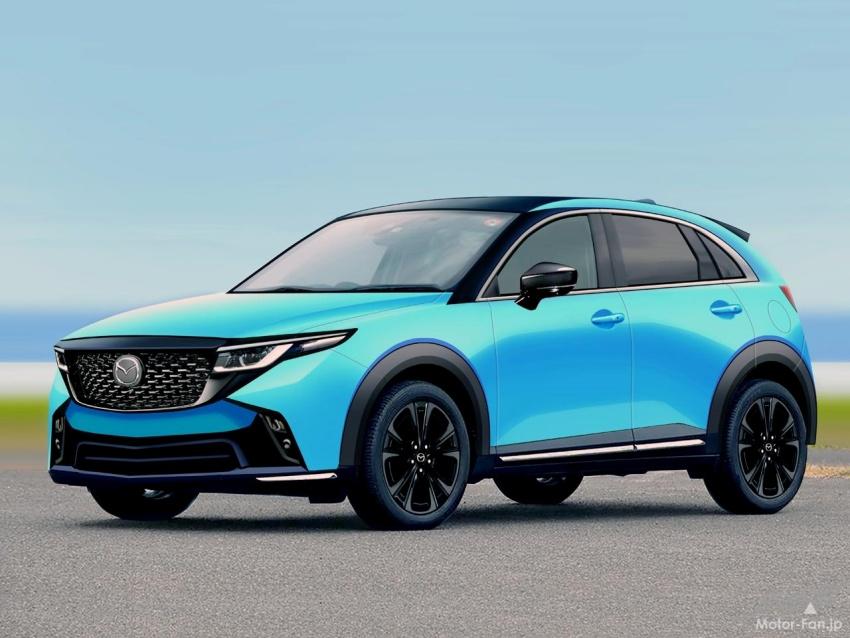 日媒釋出 Mazda 全新 CX-20 預想圖，擁有銳利的車頭與動感身形。