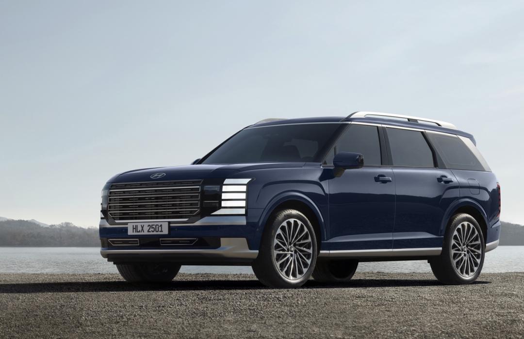 曾經來台亮相過的Hyundai PALISADE，本次車展以PALISADE Calligraphy領軍登場。
