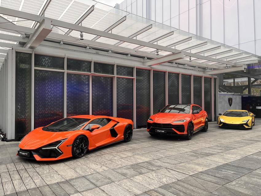 Lamborghini 臺灣總代理嘉鎷興業舉辦品牌特展，集結 Lamborghini 最新世代電氣化超跑。