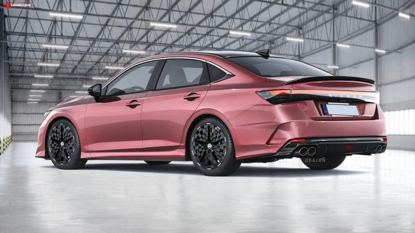 車身流線且動感，尾燈組為貫穿式風格。圖為預想圖。