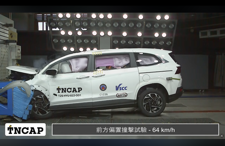 TNCAP 第四季受測車型成績：Hyundai Tucson L 拿三星 Toyota Yaris Cross 奪四星