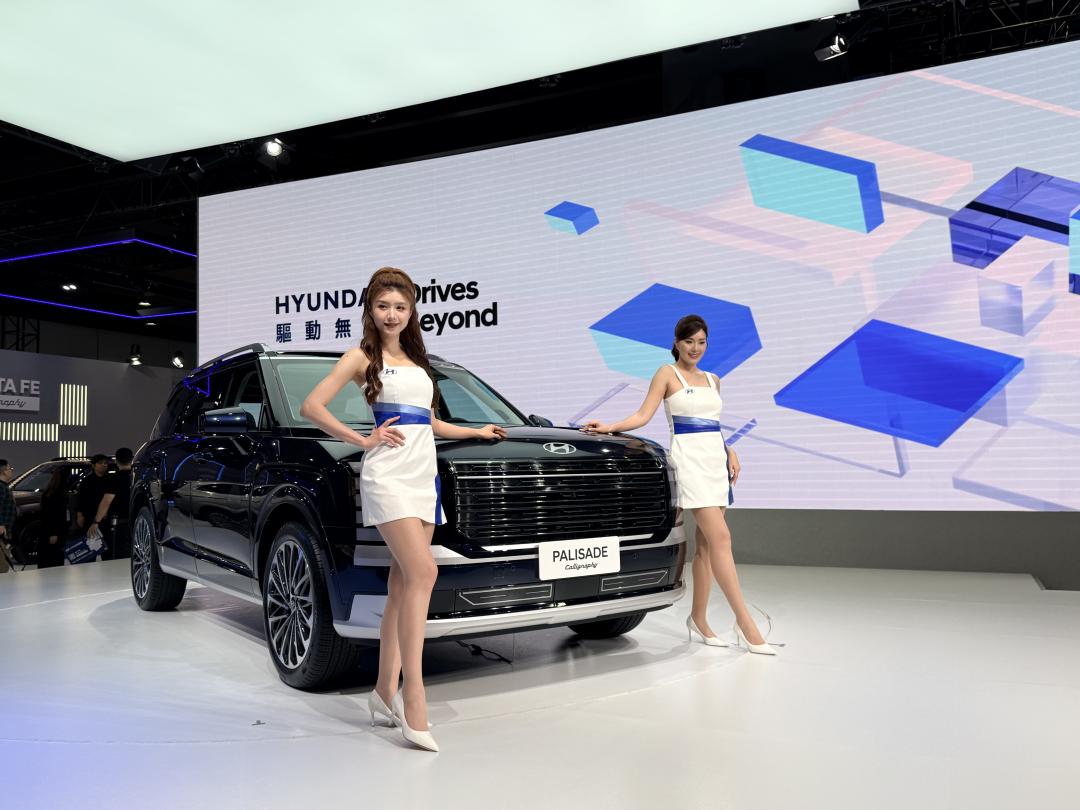 2026 台北新車大展，南陽實業展出新一代七人座旗艦休旅 Palisade。