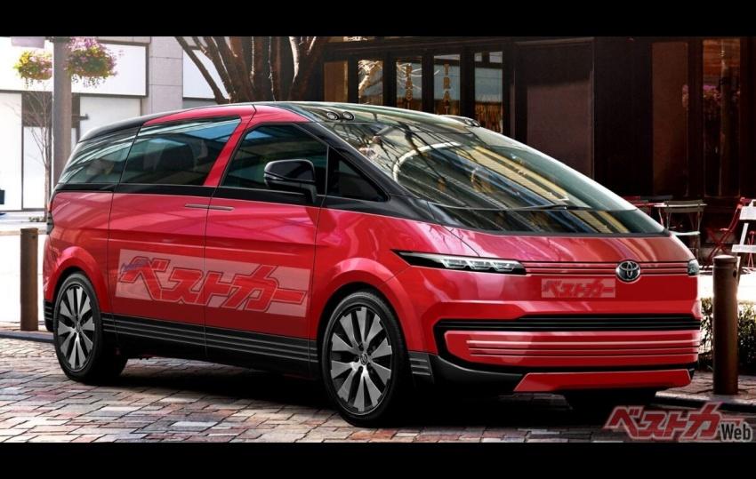 Toyota 有望以新平台與全新開發的 1.5 升動力復活 Previa。圖為預想圖。