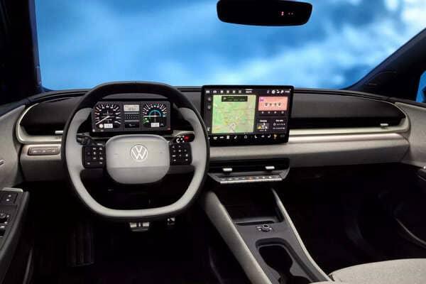 福斯全新純電小車內裝曝光！復古模式超吸睛 百萬元身價鎖定入門市場