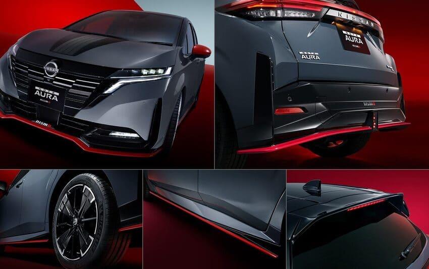 Aura Nismo 擁有專屬的性能扮相。