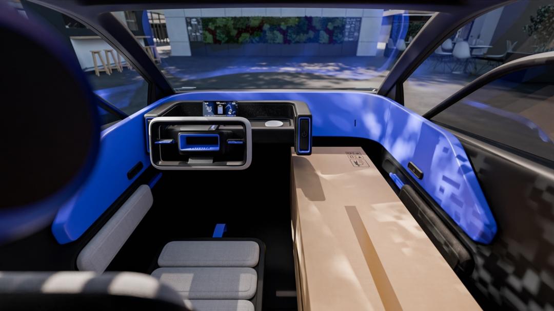 Toyota FT-Me屬於雙座微型車，副駕駛座能直接打平提升實用性。