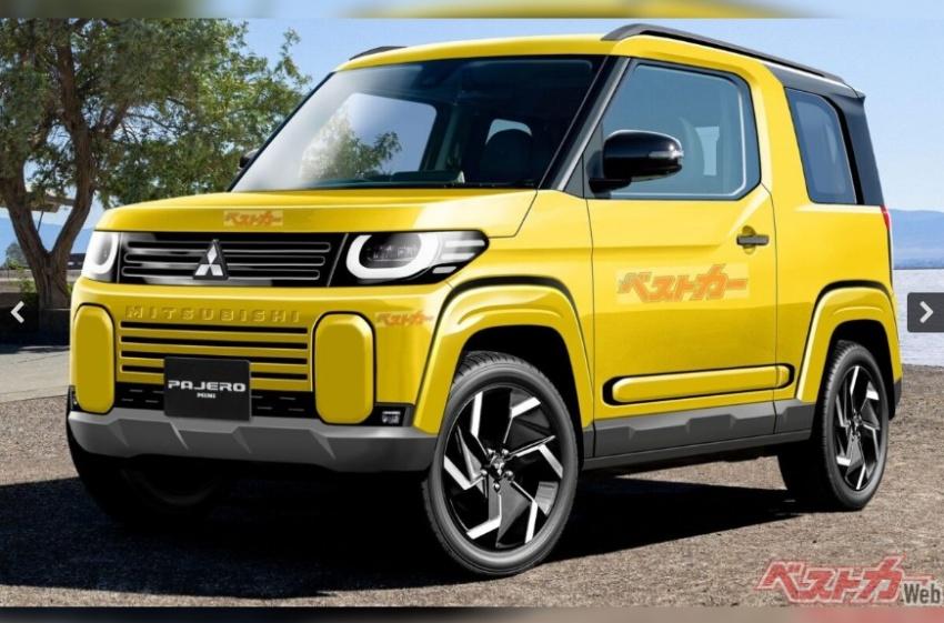 日媒指出三菱將復活 Pajero Mini，強調越野性能。圖為預想圖。