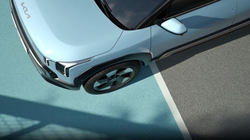 Kia 在全新純電休旅 EV2 發表前夕搶先公開車身局部圖作為暖身。