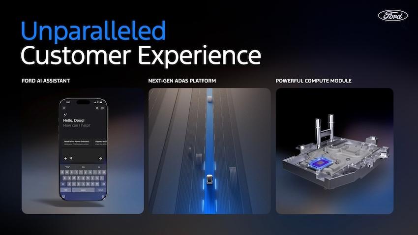 福特（Ford）也在這次 CES 展現出他們對於未來汽車的願景，包括人工智慧助理、車輛大腦，以及 Level 3 駕駛輔助系統。