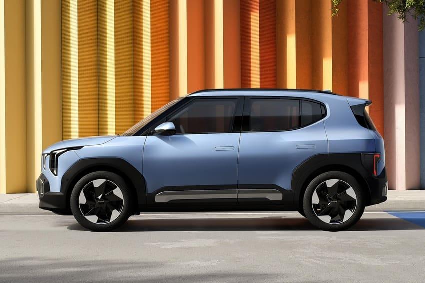 全新 EV2 擁有 4 米長的緊湊車格設定，並以方正造型爭取更大空間。