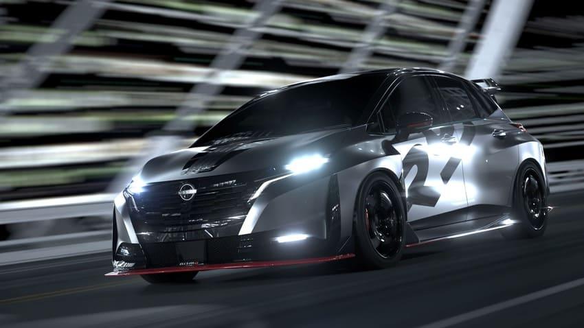 Nissan 在 2026 東京改裝車展發表 Aura Nismo RS 概念車。
