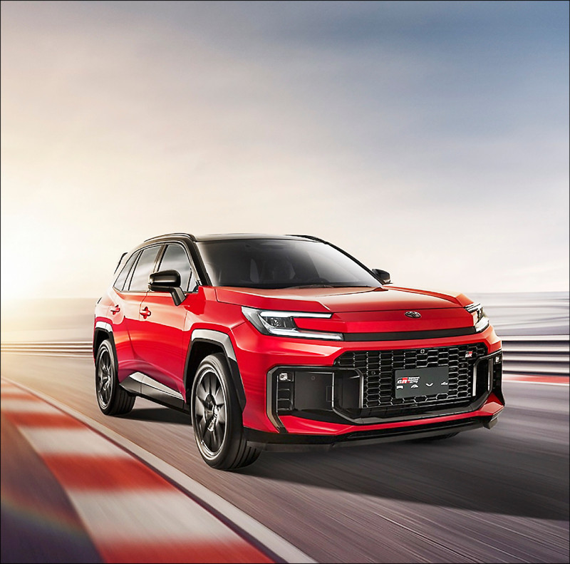 Toyota RAV4第六代正式在台上市，提供三種外觀選擇，滿足不同車主喜好。圖為RAV4 GR Sport 4WD。