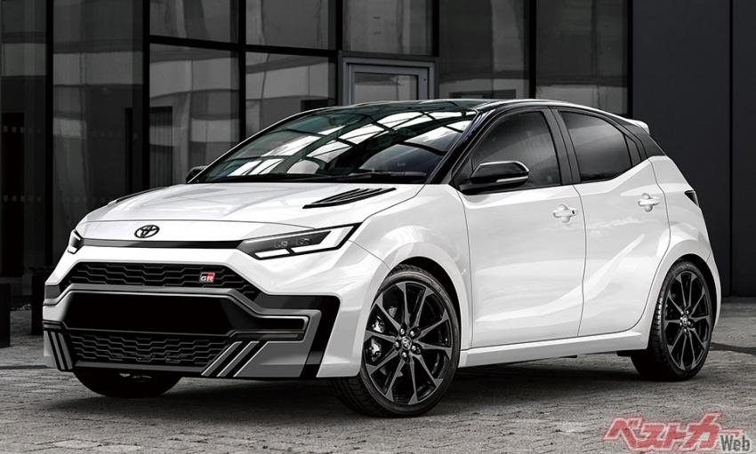 日媒指出新一代 Toyota Yaris 將在今年登場，並且 GR Yaris 會參加 Rally 4 賽事。圖為預想圖。