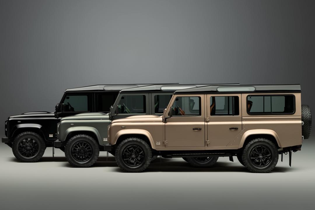 Classic Defender V8提供與Defender OCTA相同的車色塗裝可選，每台車需300小時烤漆工序呈現完美視覺效果。