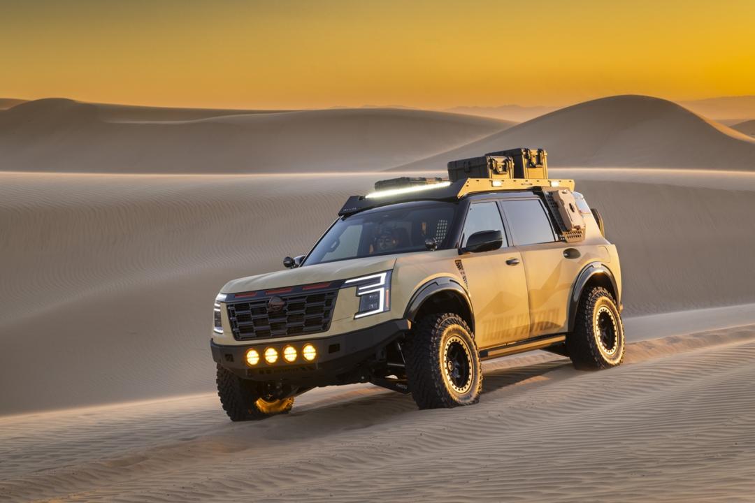 Dune Patrol概念休旅擁有拉力競技風格的粗獷造型設計。