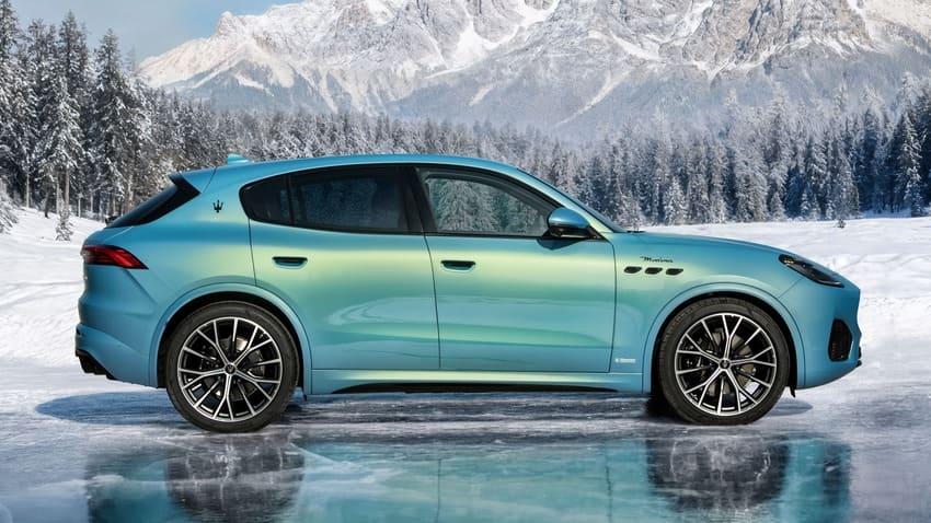 Azzurro Aureo 客製化塗裝是 Grecale Cristallo 特仕版最大亮點。