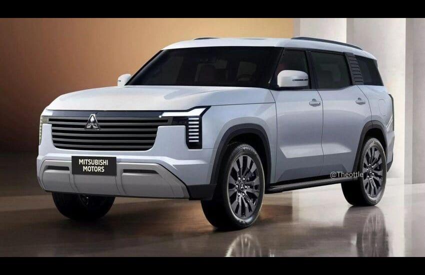 全新 Pajero 預計搭載方正輪廓與新世代設計語彙。圖為預想圖。