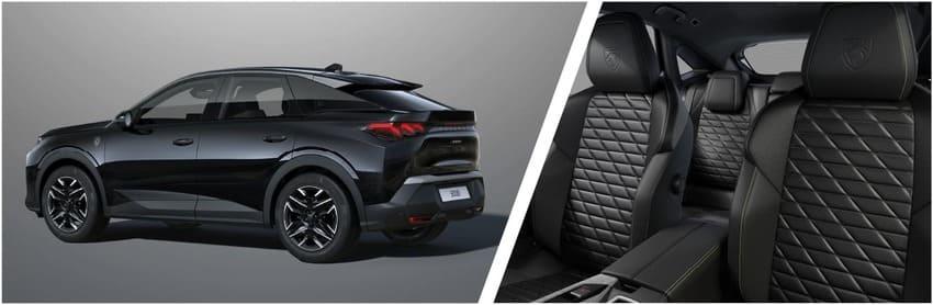 透過黑化設計風格強化外型動感氣勢及豪華內裝質感。