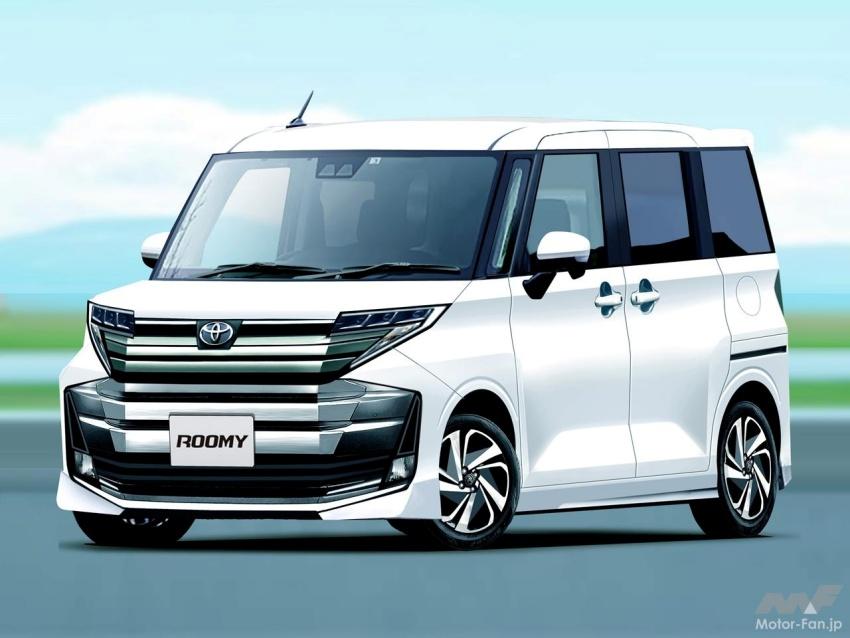Toyota 熱銷小型 MPV 車款 Roomy 大改款將獲全新外型。圖為預想圖。