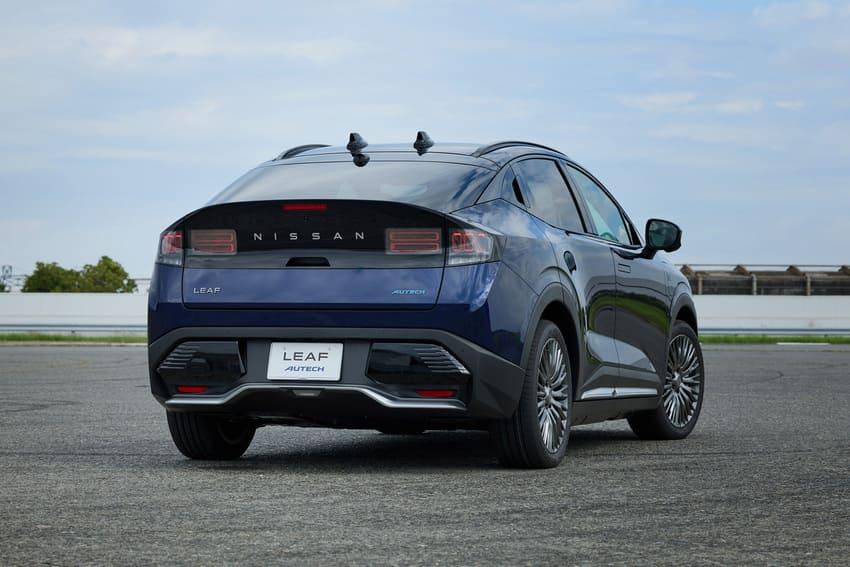 全新 Leaf Autech 擁有更顯動感有型的專屬造型設計。