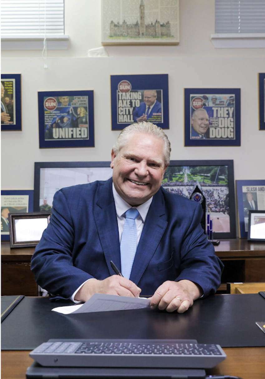 安大略省省長 Doug Ford
