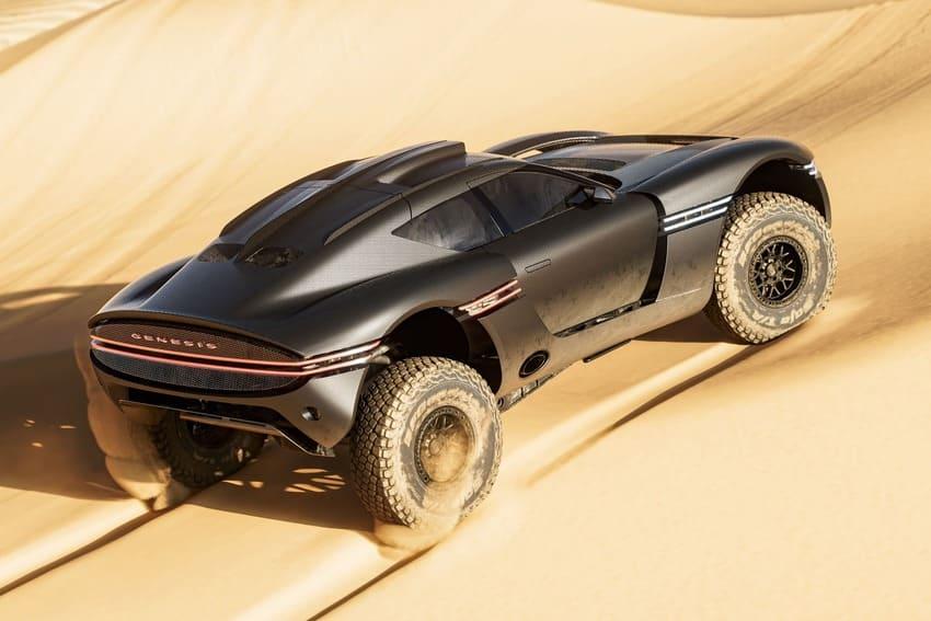 採用黑色塗裝的 X Skorpio Concept 看起來有如蝙蝠車翻版。