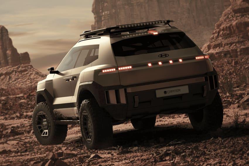 全新 Crater 擁有孔武有力的硬派粗獷外型。