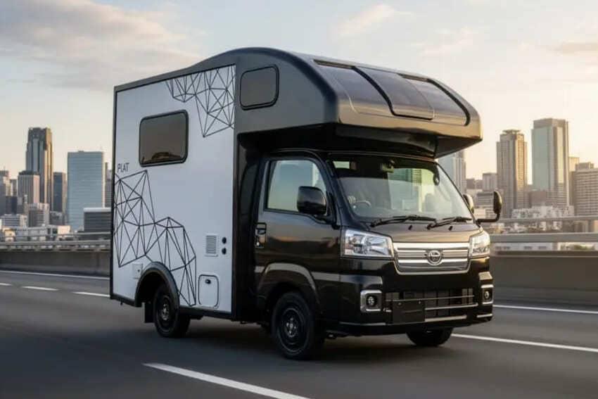 Direct Cars 在 2026 日本露營車展帶來全新 PLAT 露營車。