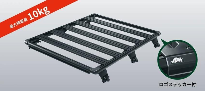 新增車頂置物架可強化空間使用機能。