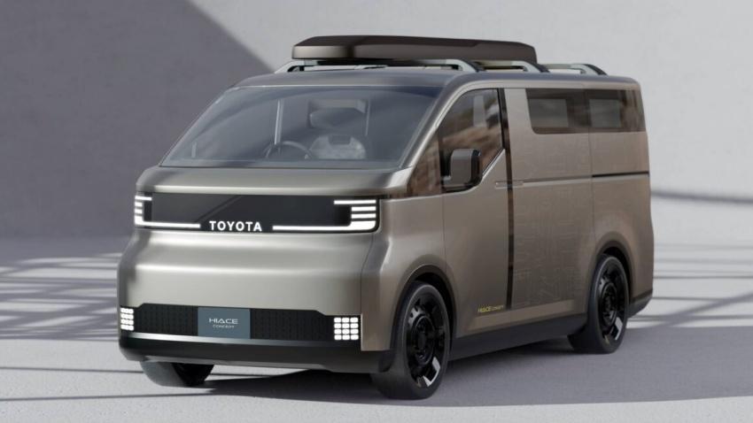 Hiace Concept 概念車展現 Toyota 新一代廂型車設計雛形。