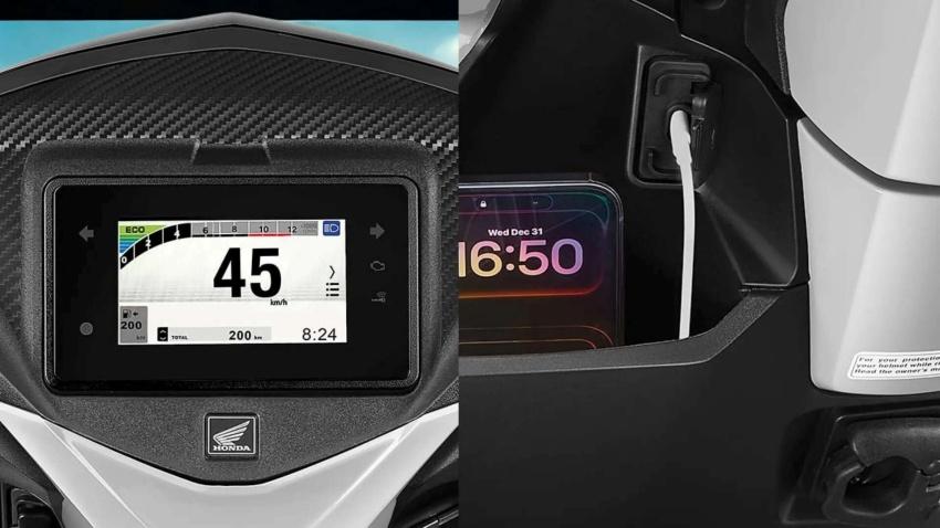 導入 4.2 吋 TFT 全彩儀表能支援手機連接。