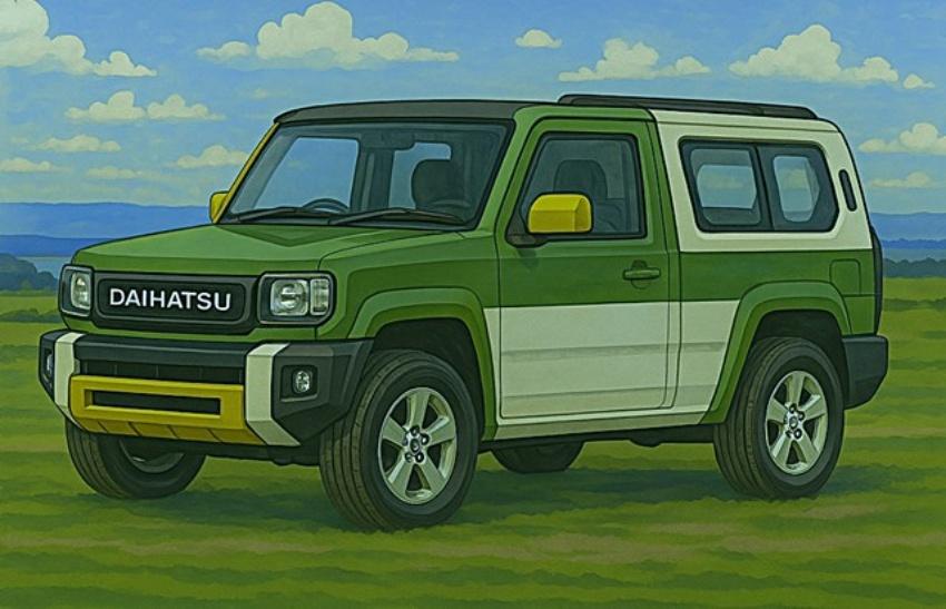 日媒稱 Daihatsu 正在開發的全新休旅將是經典越野車 Lager 重新復活。圖為預想圖。