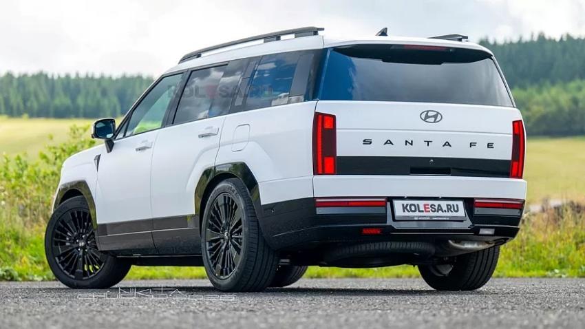 車尾改採垂直尾燈組，並以黑色飾板連接。圖為預想圖。