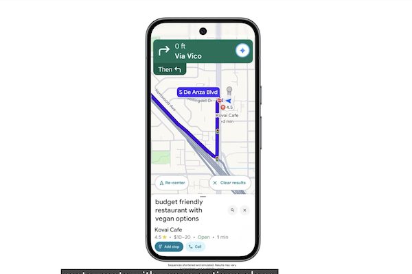 路痴救星！Google 地圖 Gemini 升級：走路也能用 無需再 Hey Google