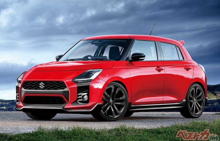 新一代 Swift Sport 預計今年秋季登場。圖為預想圖。