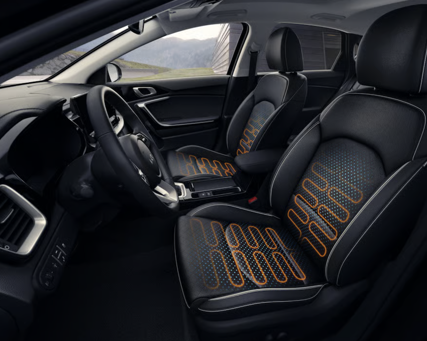 Luxe 車型升級雙前座通風加熱座椅、European 真皮座椅、方向盤加熱功能。